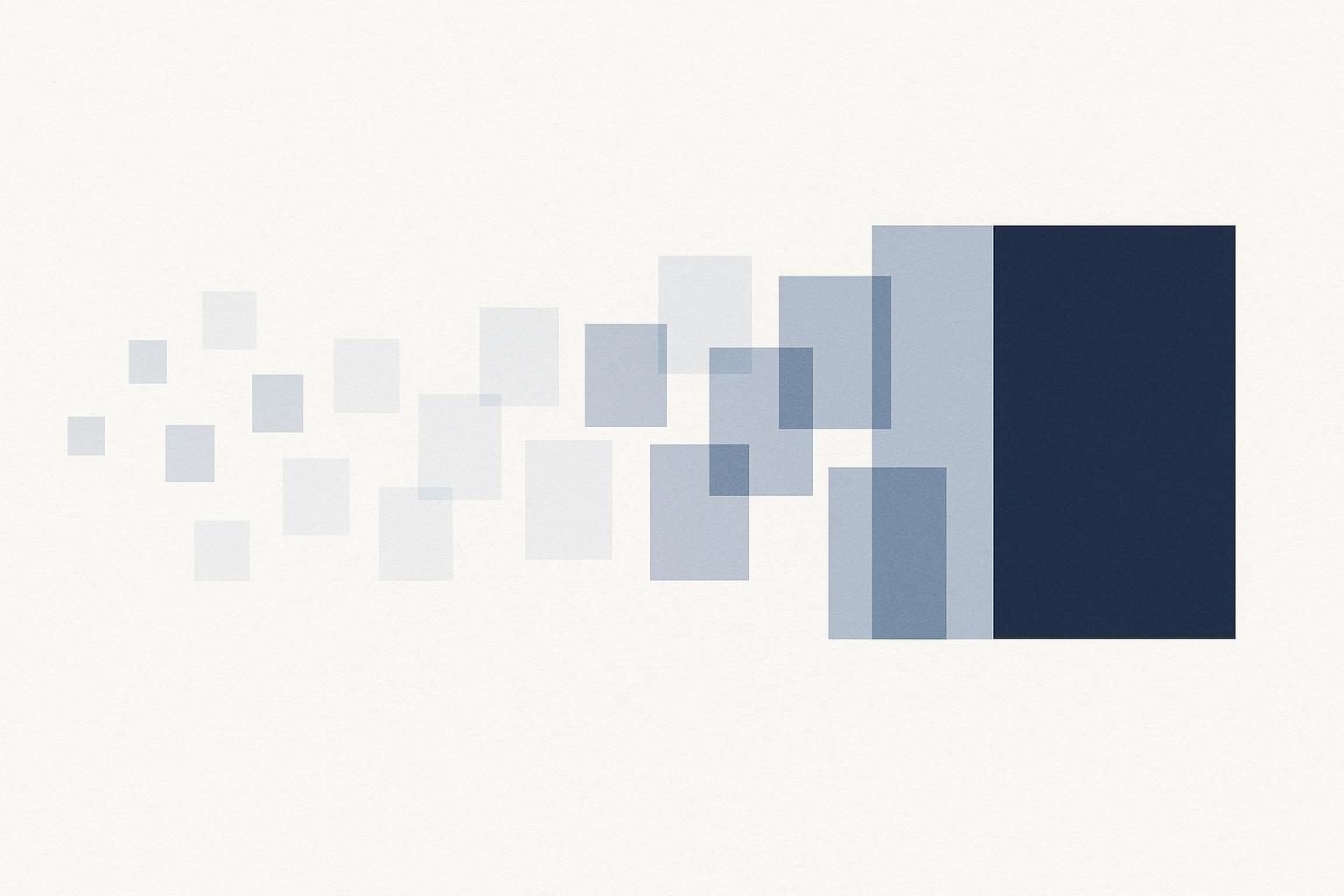 Abstract geometric artwork